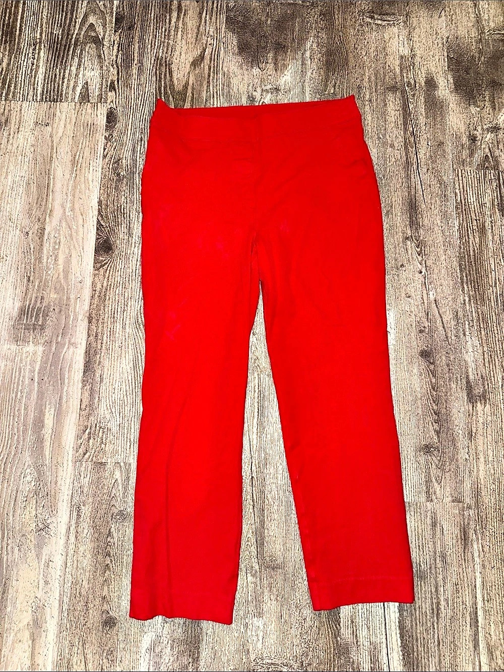 SPANX Red Pants Size Large Like New